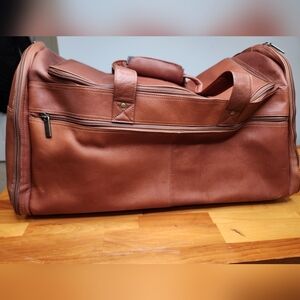 EUC Genuine Leather Duffle